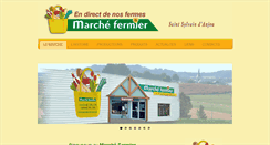 Desktop Screenshot of marche-fermier.com